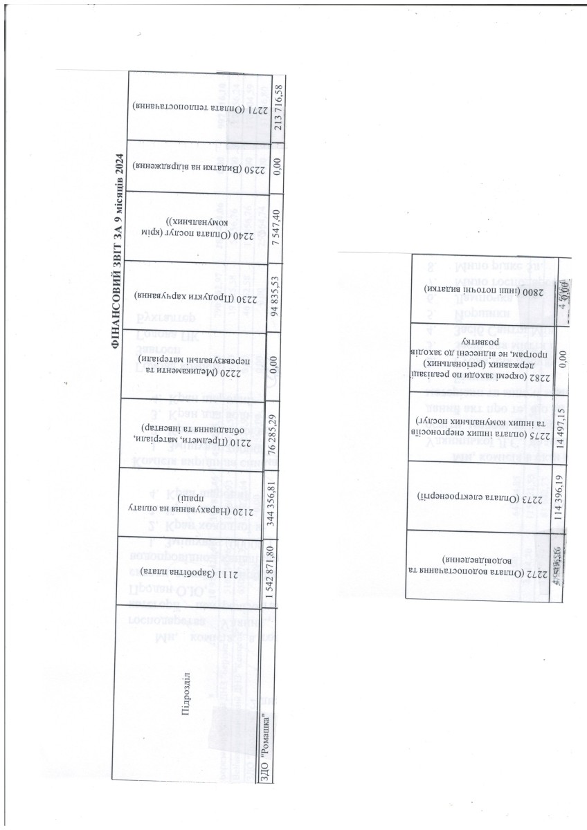 Фінансовий звіт